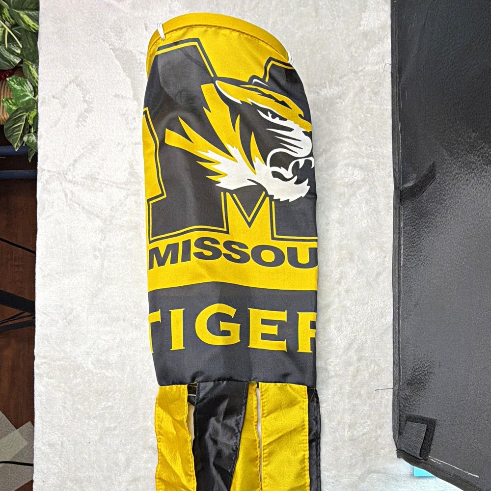 Missouri Tigers Windsock Flag Hanging Banner NCAA College Mizzou Football Decor